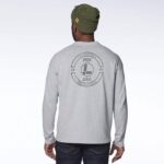 vestuário Leatherman camiseta de manga longa com carimbo de marca cinza 8HHD91 - Image 2