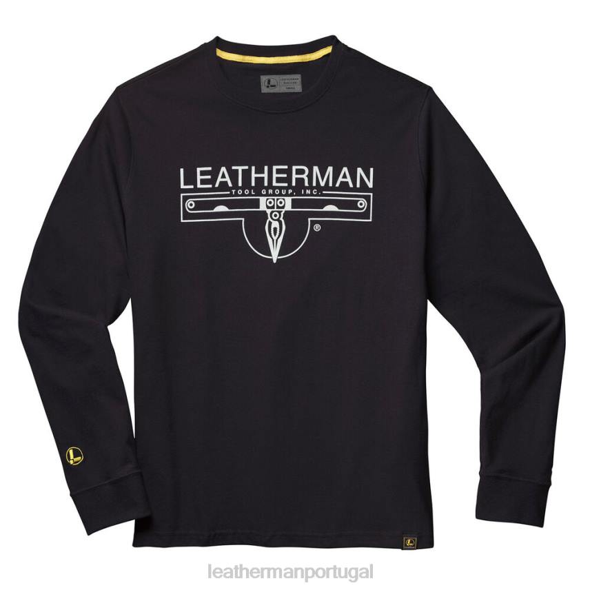 vestuário Leatherman Camiseta manga longa com logo de 1983 preto 8HHD88 - Image 1