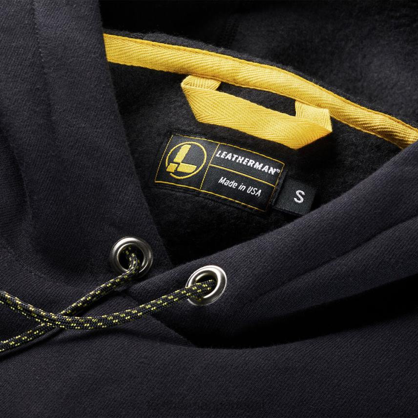 vestuário Leatherman moletom com logotipo desenhado à mão preto 8HHD77 - Image 4